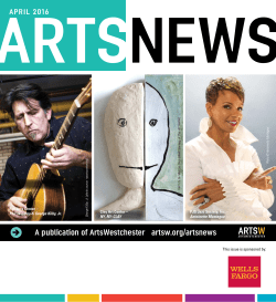 April 2016 - ArtsWestchester