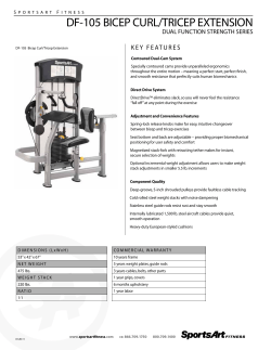 DF-105 BICEP CuRL/TRICEP ExTENSION