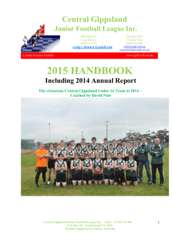 2015 LEAGUE HANDBOOK(17032015)