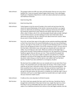 Katie Johnson - Lake Region Healthcare