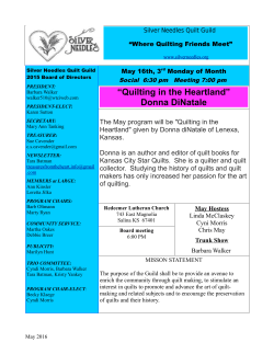 May - Silver Needles Quilt Guild