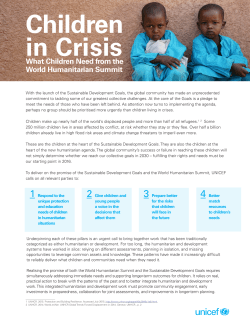 File - Children in a changing climate