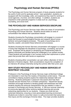 Psychology and Human Services (PYHU)