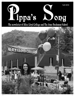 Fall 2015 - Alice Lloyd College