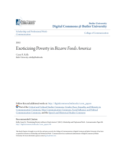 Exoticizing Poverty in Bizarre Foods America