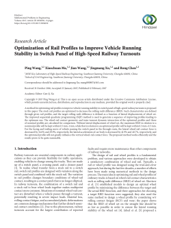 Optimization of Rail Profiles to Improve Vehicle Running Stability in
