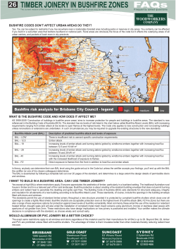 timber joinery in bushfire zones