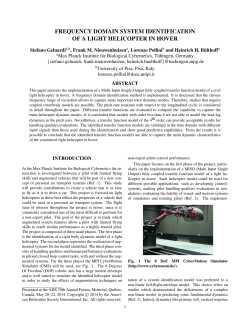frequency domain system identification of a light helicopter in hover