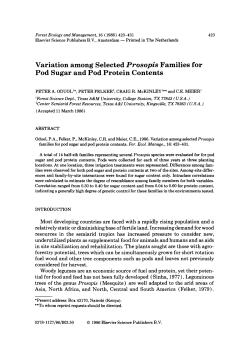 Forest Ecology and Management
