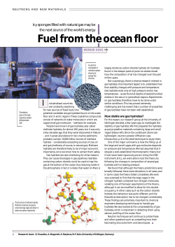 Fuel from the ocean floor