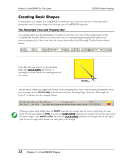 Creating Basic Shapes