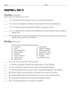 CHAPTER 3, TEST A