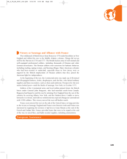 About Saratoga and France - Core Knowledge Foundation