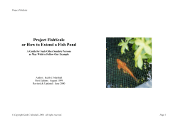 Project FishScale or How to Extend a Fish Pond