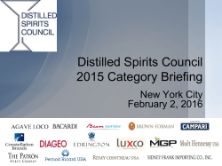 2015 Distilled Spirits Council Industry Review