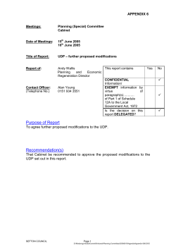 Purpose of Report Recommendation(s)