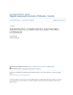 indefinite composites and word-coinage.