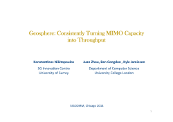 Geosphere: Consistently Turning MIMO Capacity into Throughput
