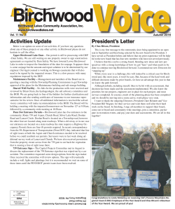 Autumn 2016 - Birchwood Lakes Community Association