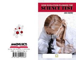 How Evolution Flunked the Science Test