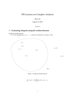 Lecture 4 - Perimeter Institute