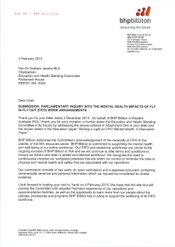 to view the written submission - Parliament of Western Australia