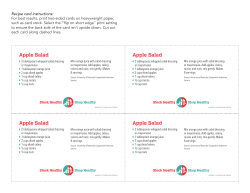 Apple Salad - University of Missouri Extension