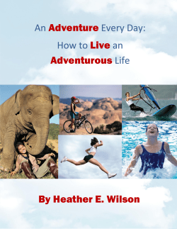 How to Live an Adventurous Life