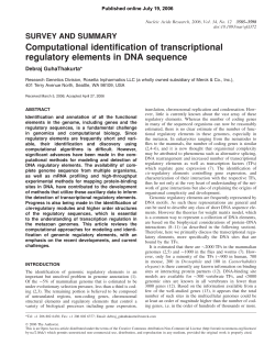 Abstract - Nucleic Acids Research