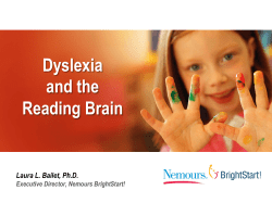 Dyslexia and the Reading Brain - Nemours