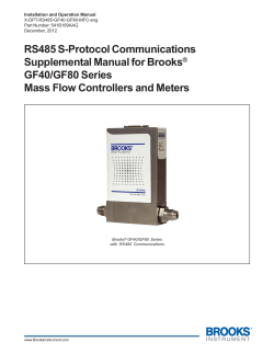 English - Brooks Instrument