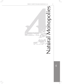 Natural Monopolies - Secondary Social Science Wikispace
