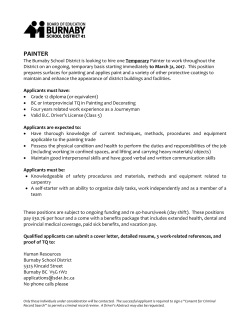 painter - Burnaby School District