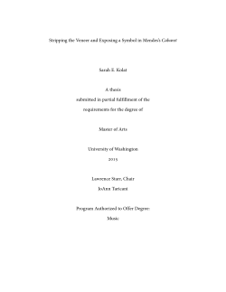 Stripping the Veneer and Exposing a Symbol in Mendes`s Cabaret