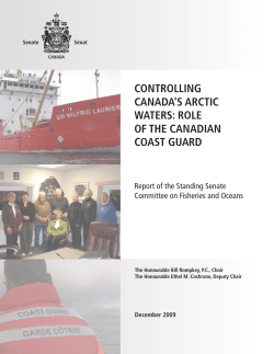 role of the canadian coast guard