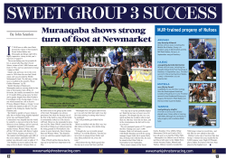 Muraaqaba show turn of foot at Ne ws strong ewmarket