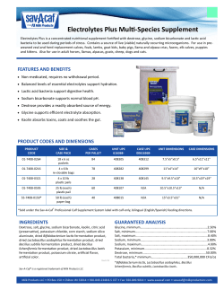 Electrolytes Plus Multi