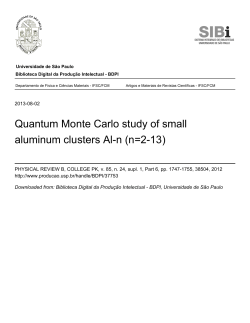 Quantum Monte Carlo study of small aluminum clusters
