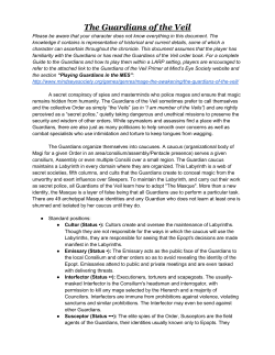 Guardians of the Veil