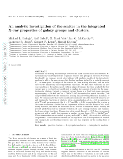 An analytic investigation of the scatter in the integrated X