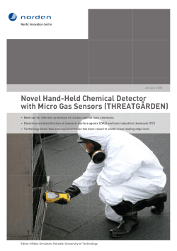 Novel Hand-Held Chemical Detector with Micro