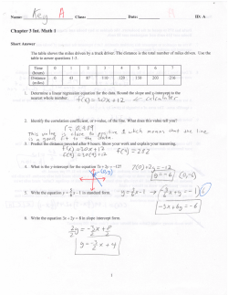 Ch 3 Test Keys