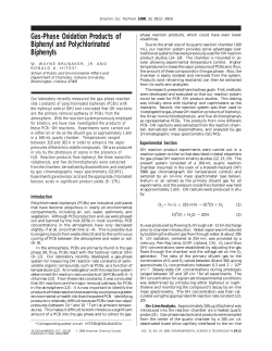 Gas-Phase Oxidation Products of Biphenyl and