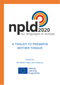 A TOOLKIT TO PRESERVE MOTHER TONGUE