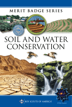 soil and water conservation