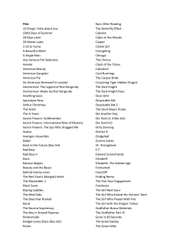 Film 10 things I hate about you