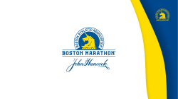 2016 Boston Marathon - Boston Athletic Association