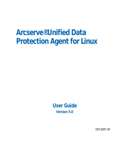 Arcserve Unified Data Protection Agent for Linux User Guide