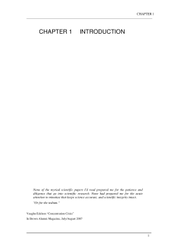 CHAPTER 1 INTRODUCTION