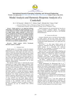 Modal Analysis and Harmonic Response Analysis